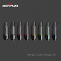 wholesale customized color 2*2.2mm hole size all glass cbd vape cart